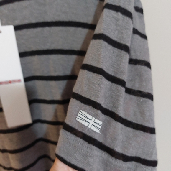 Hudson jeans men  t-shirt linen blend nwt size M - Picture 4 of 6